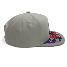 Load image into Gallery viewer, Buy Men's Toronto Raptors Munch Time Snapback Hat by Mitchell & Ness Grey - Swaggerlikeme.com