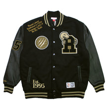 Load image into Gallery viewer, Buy Toronto Raptors Men's Varsity Jacket  in Black by Mitchell & Ness - Swaggerlikeme.com / Grand General Store