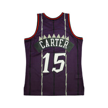 Load image into Gallery viewer, Buy Mitchell & Ness Vince Carter Toronto Raptors 1998-99 Hardwood Classics Swingman Jersey - Purple - Swaggerlikeme.com / Grand General Store