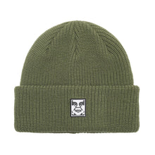 Load image into Gallery viewer, Buy Men&#39;s OBEY Mid Icon Patch Cuff Beanie in Army
