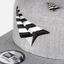 Load image into Gallery viewer, Buy Men's New Era X Paper Planes Grey Boy Old School Crown Snapback in Heather Grey