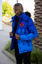 Load image into Gallery viewer, Buy Men's REELISTIK NYC Drip Puffer Jacket in Blue - Swaggerlikeme.com