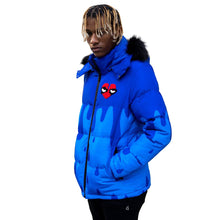 Load image into Gallery viewer, Buy Men's REELISTIK NYC Drip Puffer Jacket in Blue - Swaggerlikeme.com