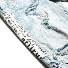 Load image into Gallery viewer, Buy Smoke Rise Collage Patch Jeans - Conway Blue - Swaggerlikeme.com / Grand General Store