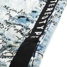 Load image into Gallery viewer, Buy Smoke Rise Collage Patch Jeans - Conway Blue - Swaggerlikeme.com / Grand General Store