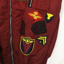 Load image into Gallery viewer, Buy Smoke Rise MA-1 Flight Bomber Jacket - Burgundy - Swaggerlikeme.com / Grand General Store