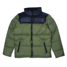 Load image into Gallery viewer, Buy Smoke Rise Color Block Bubble Jacket - Olive - Swaggerlikeme.com / Grand General Store