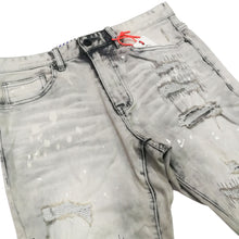 Load image into Gallery viewer, Buy Smoke Rise Rip Repair Fashion Jeans - Frost Gray - Swaggerlikeme.com / Grand General Store