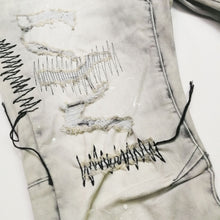 Load image into Gallery viewer, Buy Smoke Rise Rip Repair Fashion Jeans - Frost Gray - Swaggerlikeme.com / Grand General Store