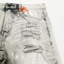 Load image into Gallery viewer, Buy Smoke Rise Rip Repair Fashion Jeans - Frost Gray - Swaggerlikeme.com / Grand General Store