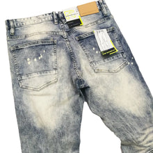 Load image into Gallery viewer, Buy Smoke Rise Rip Repair Fashion Jeans - Malibu Blue - Swaggerlikeme.com / Grand General Store