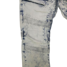 Load image into Gallery viewer, Buy Smoke Rise Acid Wash Biker Jeans - Acid Blue - Swaggerlikeme.com / Grand General Store
