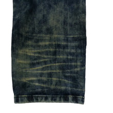 Load image into Gallery viewer, Buy Smoke Rise Oil Stain Biker Jeans - Depths Blue - Swaggerlikeme.com / Grand General Store