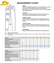 Load image into Gallery viewer, Size Chat for Spark Denim Jeans