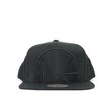 Load image into Gallery viewer, Buy Mitchell & Ness Golden State Warriors XL Tonal Cropped Logo Snapback - Black - Swaggerlikeme.com / Grand General Store