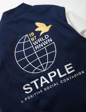 Load image into Gallery viewer, Buy Staple Midtown Fleece Baseball Jacket - Navy - Swaggerlikeme.com / Grand General Store
