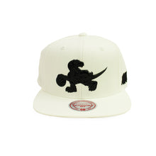 Load image into Gallery viewer, Buy NBA Toronto Raptors Black Dino Chrome Weld Snapback Hat White By Mitchell and Ness - Swaggerlikeme.com / Grand General Store