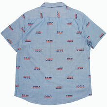 Load image into Gallery viewer, Buy HUF 1984 Chambray Short Sleeve Button Up Shirt - Blue - Swaggerlikeme.com / Grand General Store