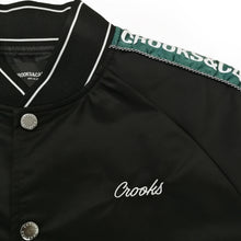Load image into Gallery viewer, Buy Crooks & Castles Reverse Core Varsity Jacket - Black - Swaggerlikeme.com / Grand General Store