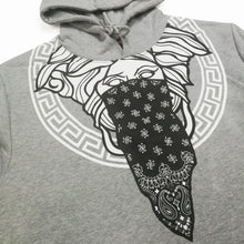 Load image into Gallery viewer, Buy Crooks & Castles Bandana Bandido Pullover Hoodie - Heather Gray - Swaggerlikeme.com / Grand General Store