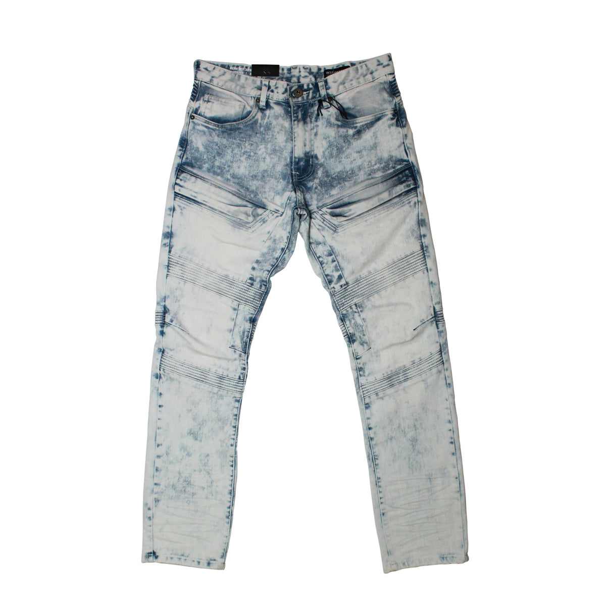 Acid washed clearance moto jeans