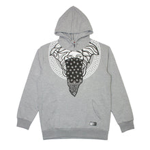 Load image into Gallery viewer, Buy Crooks & Castles Bandana Bandido Pullover Hoodie - Heather Gray - Swaggerlikeme.com / Grand General Store