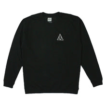 Load image into Gallery viewer, Buy HUF Essentials Triple Triangle Crew Neck Sweatshirt - Black - Swaggerlikeme.com / Grand General Store