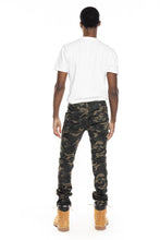 Load image into Gallery viewer, Buy PLATFORM 100 Denim Leather Patch Biker Denim Pants - Camo - Swaggerlikeme.com / Grand General Store