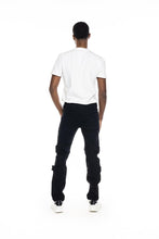 Load image into Gallery viewer, Buy PLATFORM 100 Denim Slim Strech Distressed Rhine Stone Denim Pant - Black - Swaggerlikeme.com / Grand General Store