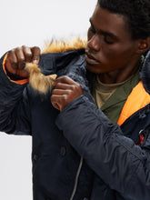 Load image into Gallery viewer, Buy Alpha Industries Slimfit N-3B PARKA Replica Blue - Swaggerlikeme.com / Grand General Store