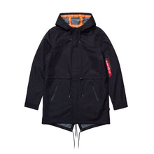 Load image into Gallery viewer, Buy Alpha Industries Deluge Ripstop Fishtail Coat - Black - Swaggerlikeme.com / Grand General Store