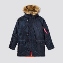 Load image into Gallery viewer, Buy Alpha Industries Slimfit N-3B PARKA Replica Blue - Swaggerlikeme.com / Grand General Store