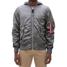Load image into Gallery viewer, Buy Alpha Industries L-2B Hooded Battlewash Flight Jacket - Vintage White - Swaggerlikeme.com / Grand General Store