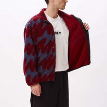 Load image into Gallery viewer, Buy OBEY Hense Sherpa Jacket - Purple Multi - Swaggerlikeme.com / Grand General Store