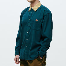 Load image into Gallery viewer, Buy OBEY Caleb Woven Shirt - Deep Teal - Swaggerlikeme.com / Grand General Store
