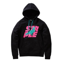 Load image into Gallery viewer, Buy Men&#39;s Staple Pigeon Stacked Logo Pullover Hoodie in Black - Swaggerlikeme.com
