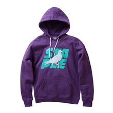 Load image into Gallery viewer, Buy Men&#39;s Staple Pigeon Stacked Logo Pullover Hoodie in Purple - Swaggerlikeme.com
