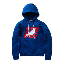 Load image into Gallery viewer, Buy Men&#39;s Staple Pigeon Stacked Logo Pullover Hoodie in Royal - Swaggerlikeme.com
