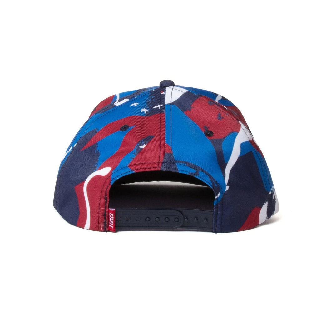 Men's Staple Sport Camo Snapback Hat - Navy