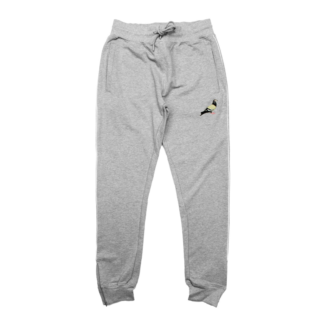 Men's Staple Piped Pigeon Logo Sweatpants - Heather Gray