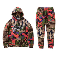 Load image into Gallery viewer, Buy Men&#39;s Staple Triboro Logo Sweatsuit - Camo Print - Swaggerlikeme.com
