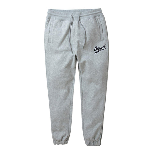 Buy Staple Triboro Logo Sweatpant - Heather Gray - Swaggerlikeme.com / Grand General Store