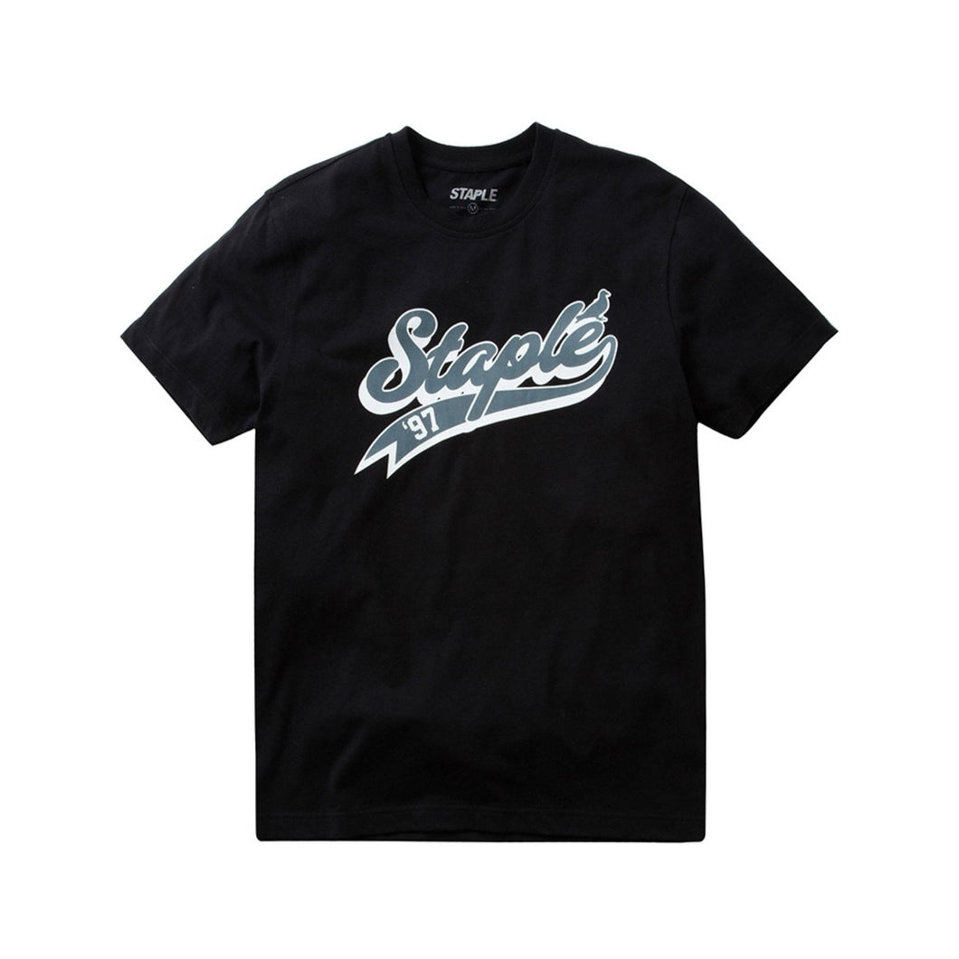 Men's Staple Pigeon Triboro Logo Tee - Black