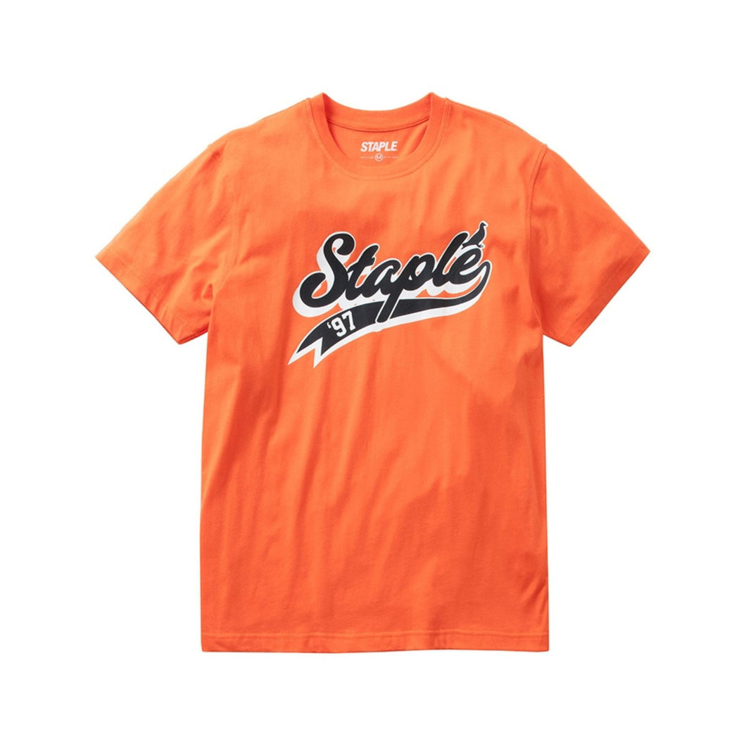 Buy Men's Staple Triboro Logo Tee in Orange - Swaggerlikeme.com