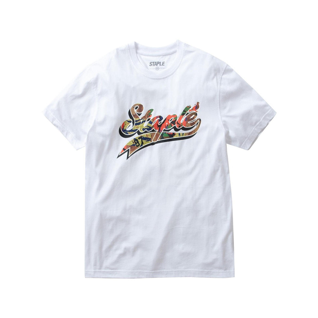 Buy Men's Staple Triboro Logo Tee in White - Swaggerlikeme.com