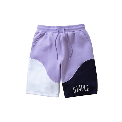 Buy Staple Nassau Pieced Sweatshort - Purple - Swaggerlikeme.com / Grand General Store