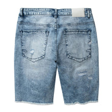 Load image into Gallery viewer, Buy Staple Stitched Denim Short - Light Stone Wash - Swaggerlikeme.com / Grand General Store
