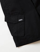 Load image into Gallery viewer, Buy Staple Twill Cargo Short - Black - Swaggerlikeme.com / Grand General Store
