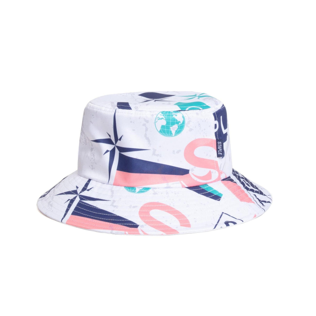 Buy Staple Fordham Bucket Hat in White - Swaggerlikeme.com / Grand General Store