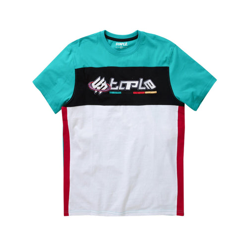 Buy Staple Belmont Pieced Tee - Teal - Swaggerlikeme.com / Grand General Store